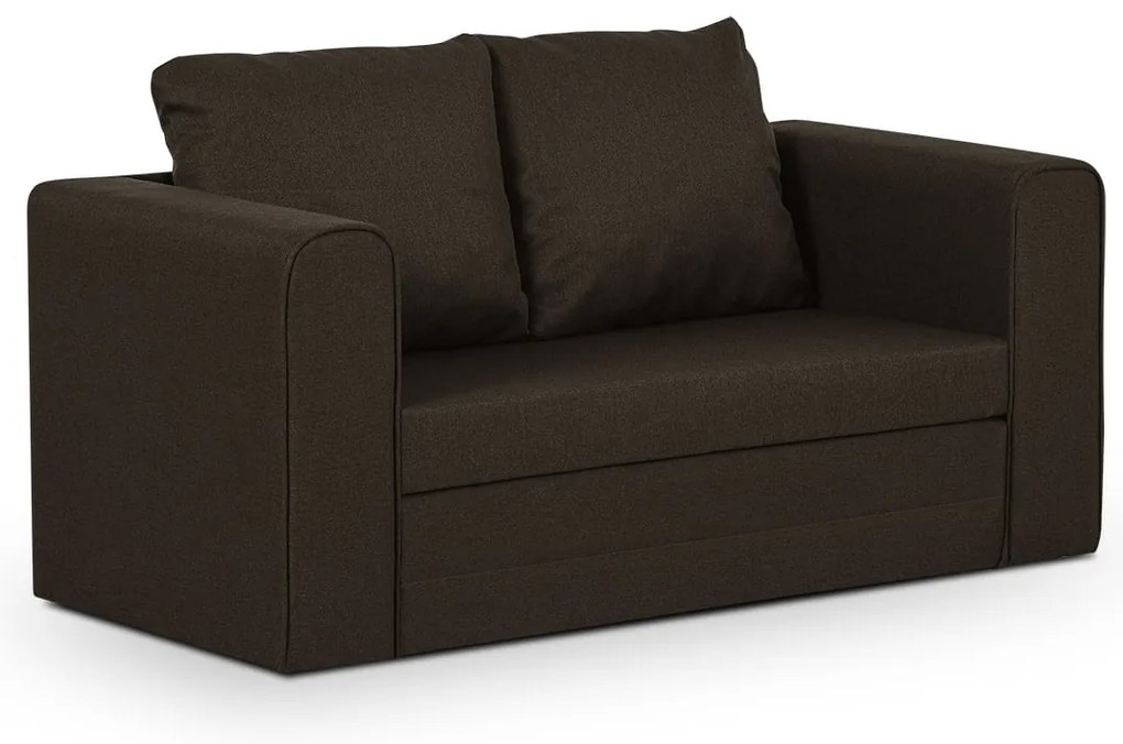 Pohovka pre 2 osoby MOKKA Tmavohnedá