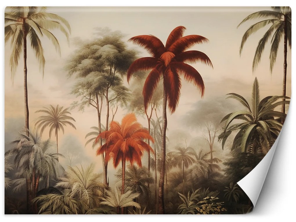 Gario Fototapeta Oranžové palmy v tropickej džungli Materiál: Vliesová, Rozmery: 350 x 245 cm