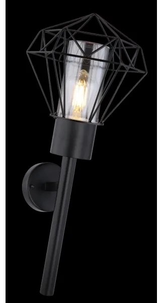 Globo 31355W - Vonkajšie nástenné svietidlo HORACE 1xE27/15W/230V IP44