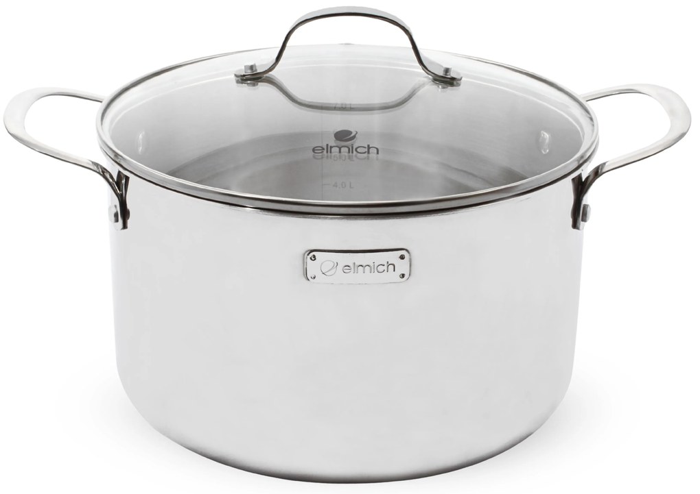 Elmich Trojvrstvový nerezový hrniec na indukciu Trimax 26 cm (8 l)