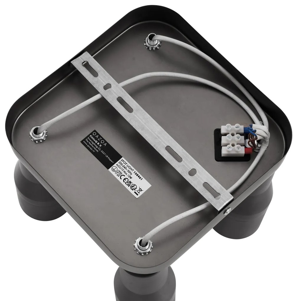 Štvorbodové stropné bodové svietidlo GU10 50 mm štvorcové - Stanley