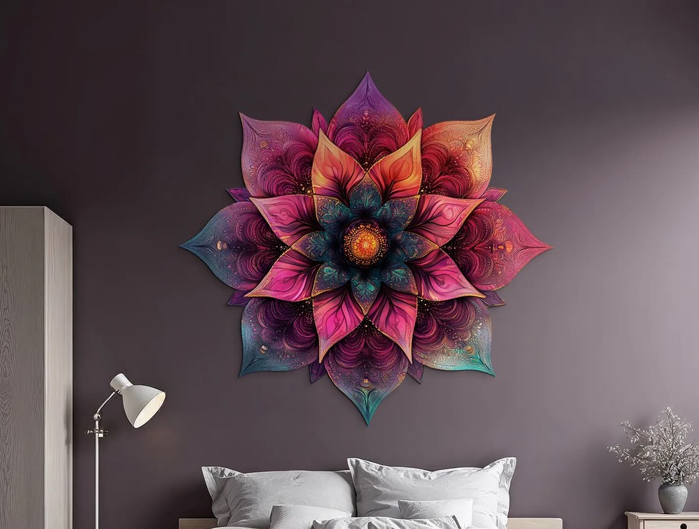 drevko | Kvetinová mandala Dúhová jednota 45 x 475 cm