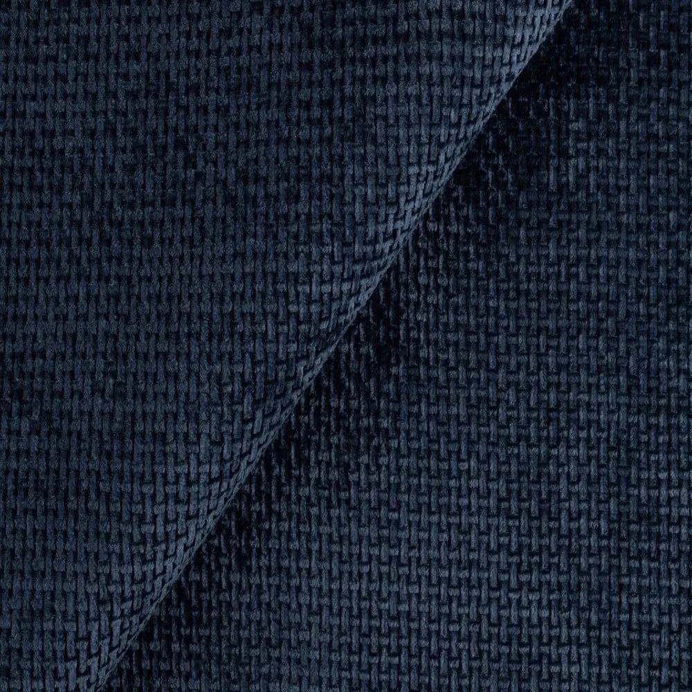 Tmavomodré ženilkové kreslo Freya – Ropez