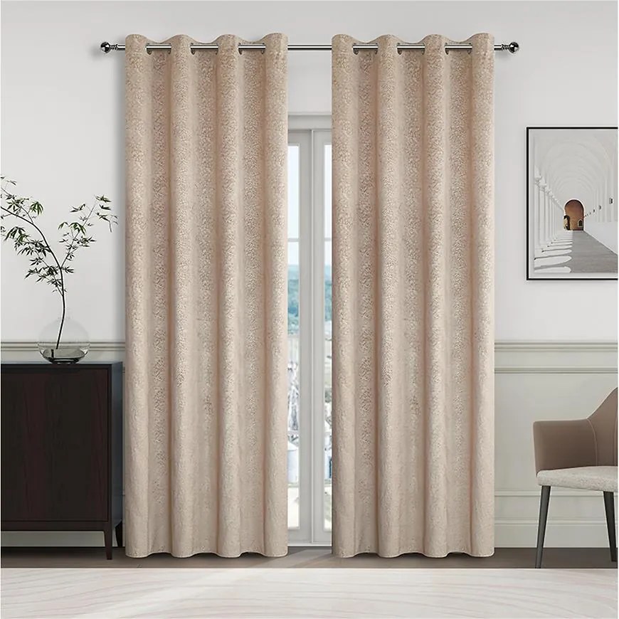 Závesový materiál YC11935/280G/03 béžová 280 cm Tovar na mieru