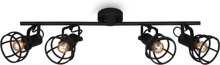 Briloner 2669-045 - Bodové svietidlo RETRO 4xE14/25W/230V