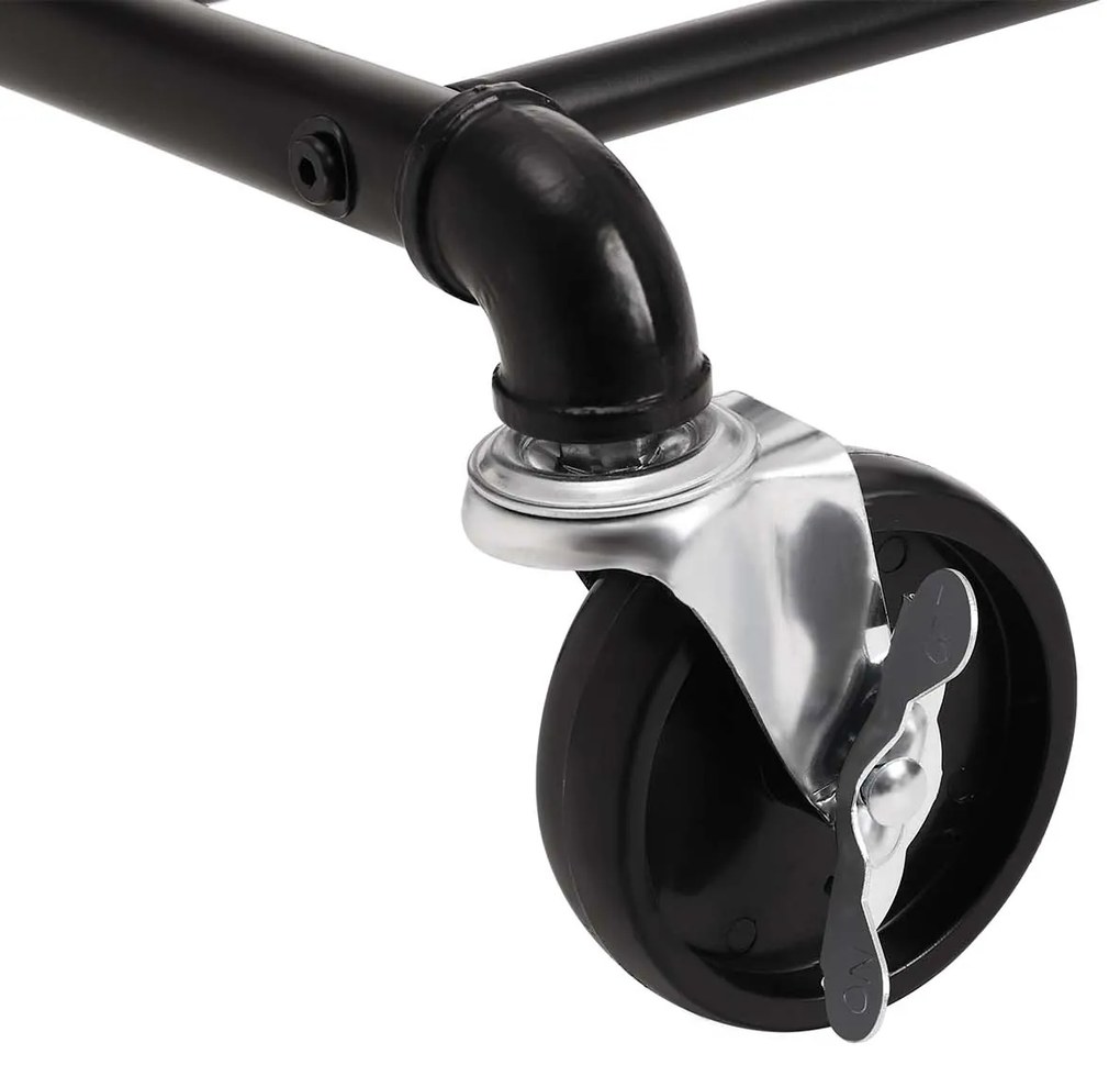 Stojan na oblečenie Ester čierny