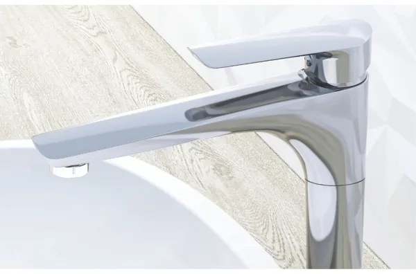 KFA Armatura 5022-712-00 - Umývadlová batéria + výpust TANZANIT 28,4 cm l. chróm