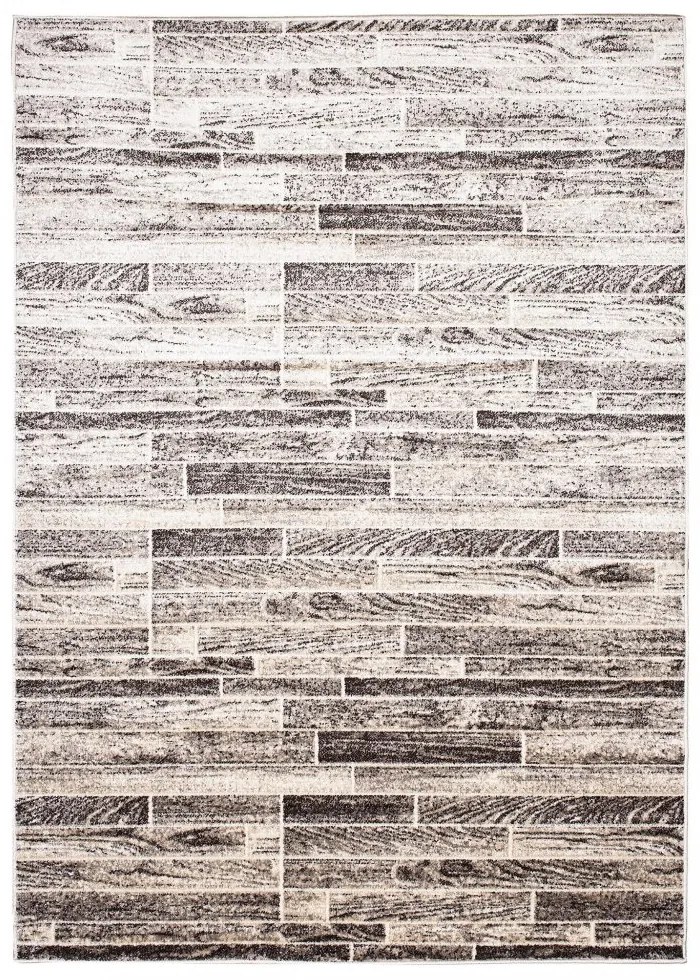 Univerzálny moderný koberec v hnedých odtieňoch Šírka: 80 cm | Dĺžka: 150 cm