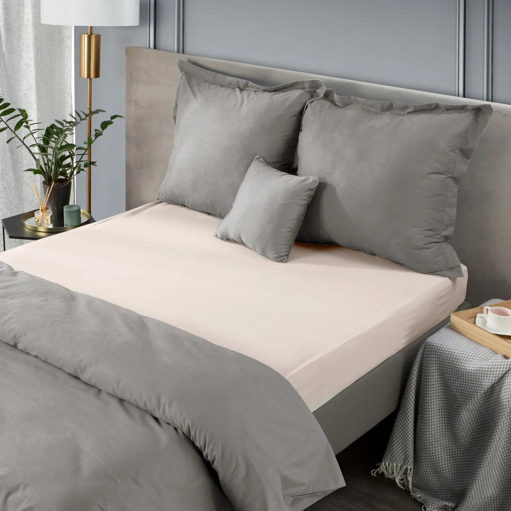 MAKOSATÉNOVÉ PRESTIERADLO NOVA 160X200 CM, VÝŠKA 30 CM BÉŽOVÉ