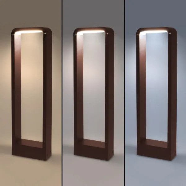 Brilagi - LED vonkajšie svietidlo BARI LED/7W/230V 3000/4000/6000K hnedé IP54 50 cm