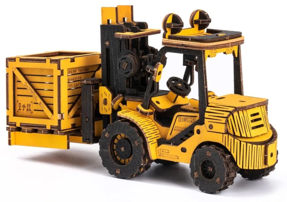 Robotime Rokr 3D dřevěné puzzle Vysokozdvižný vozík 139 ks