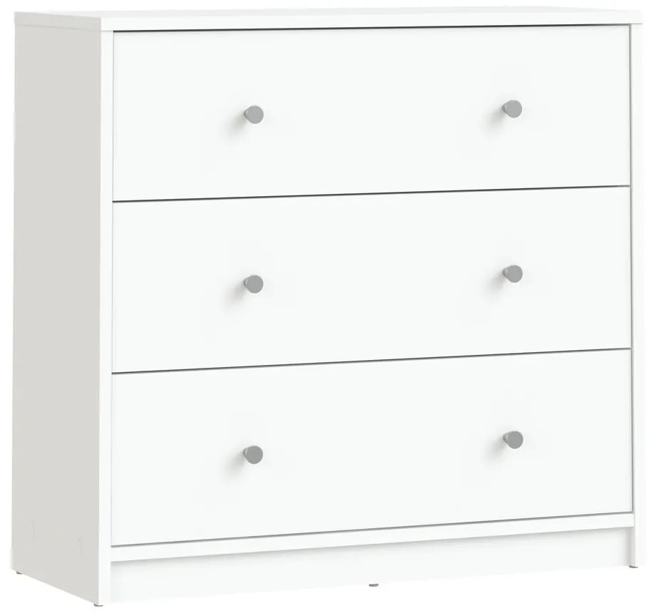 Biela komoda Tvilum May, 72 x 68 cm