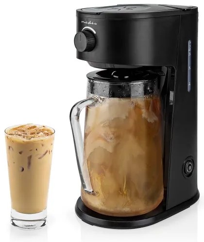 Nedis KAICM200FBK - Kávovar na ľadovú kávu a ľadový čaj 750W/230V