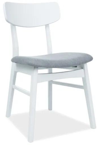 Sivá drevená stolička CD-62