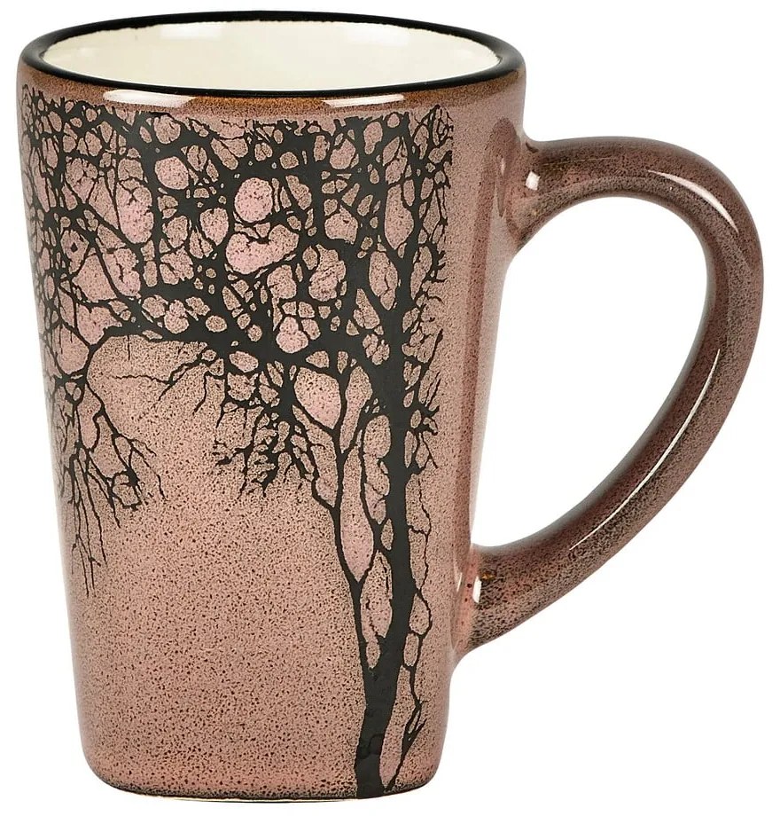 Svetloružové hrnčeky na espresso z kameniny v súprave 4 ks 100 ml Hela – Villa Collection