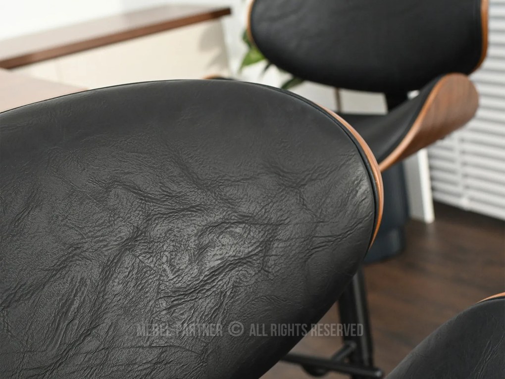 Stolička Hitman (orech tmavý + čierna). Akcia -14%. Vlastná spoľahlivá doprava až k Vám domov. 1110599