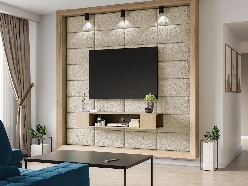 Čalúnený nástenný panel Pag 60x30, Farba čalúnenia:: Abriamo 03