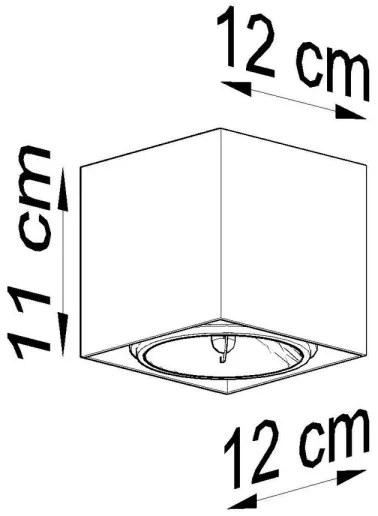 Bodové svietidlo BLAKE 1xGU10/40W/230V