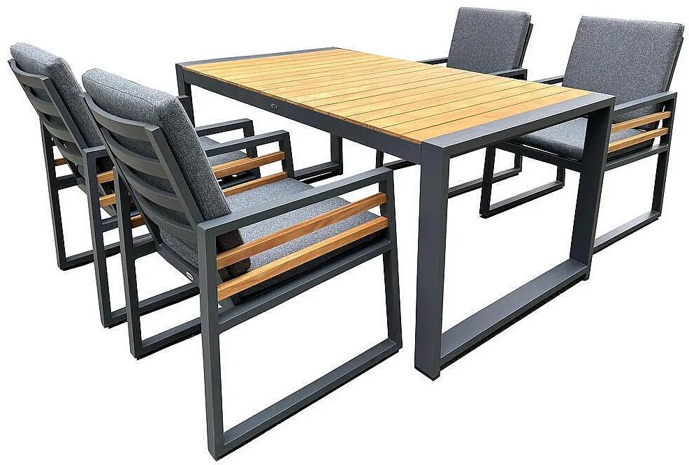 Hliníková jedálenská zostava NEWPORT 1+4