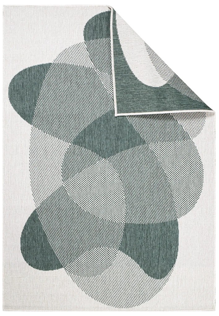Dekorstudio Obojstranný koberec na terasu DuoRug 5835 - zelený Rozmer koberca: 80x150cm