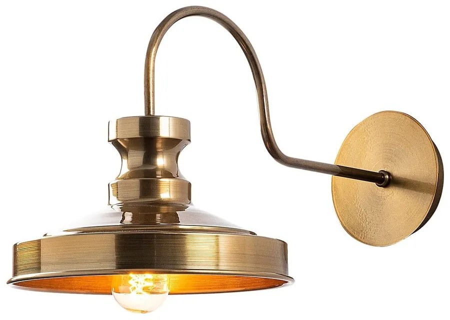 Nástenné svietidlo v zlatej farbe ø 22 cm Kiruna – Opviq lights