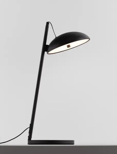 Dizajnová stolová lampa Flute čierna