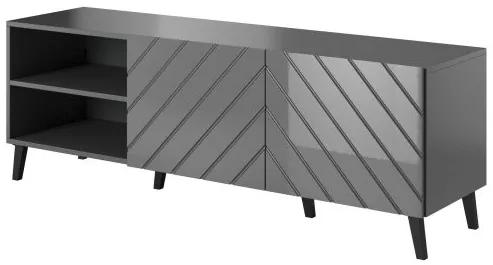 Televízny stolík Cama ABETO 150 grafit mat/grafit lesk