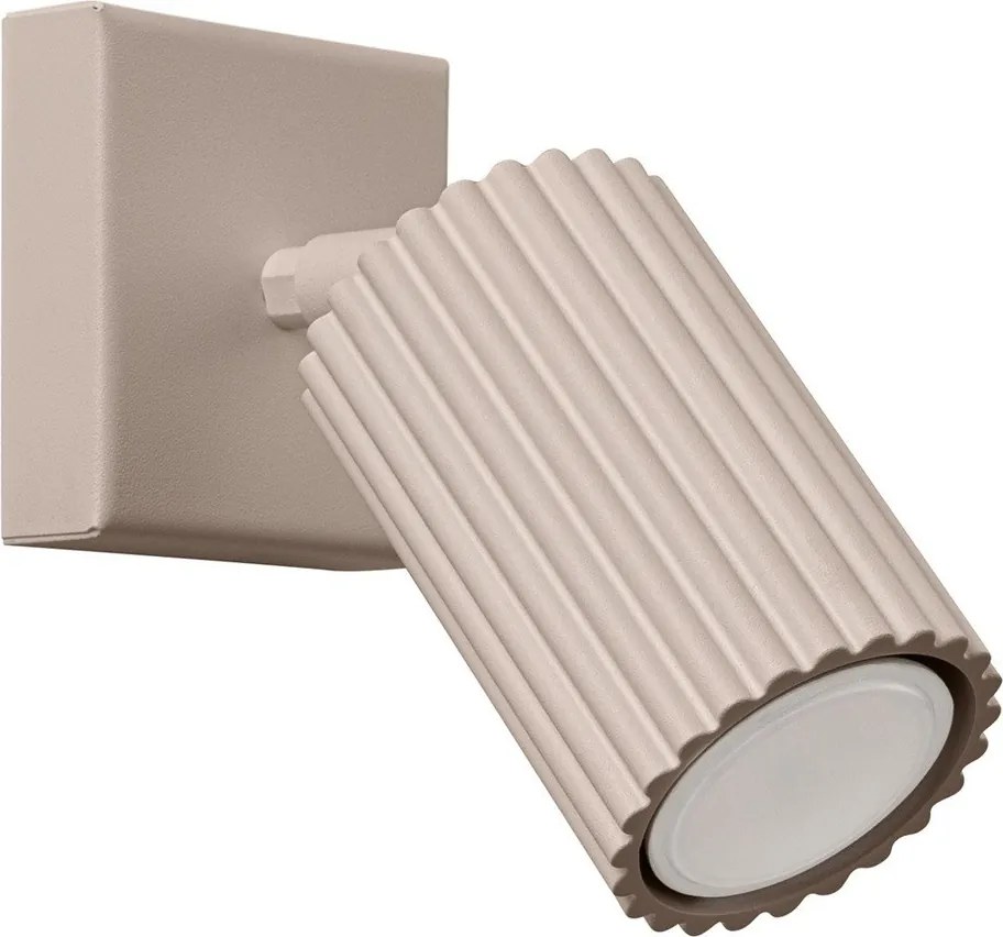 Taupe kovové bodové svietidlo 8x16 cm Gleam – Sollux