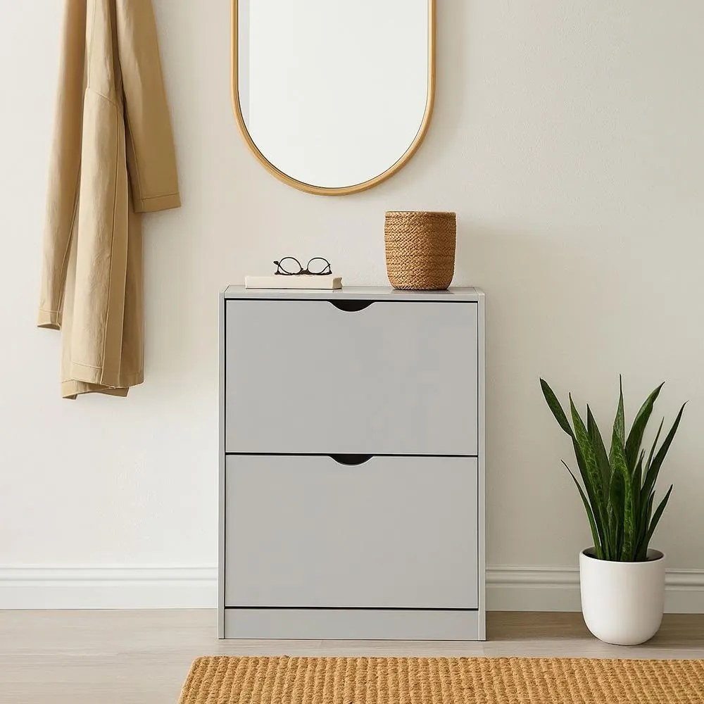 Botník AVENBERG SLIM FLIP 2 sivý