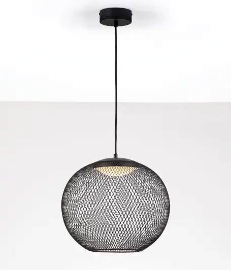LED čierne dizajnové svietidlo Kinetic 40