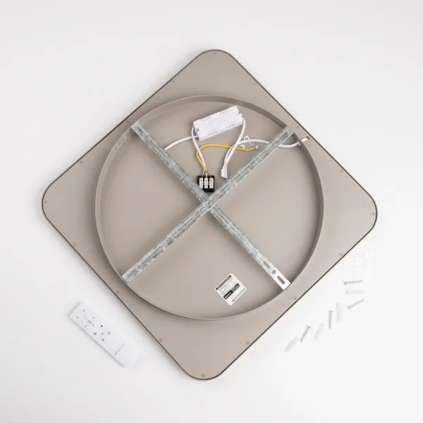 BRILAGI - LED stmievateľné stropné svietidlo FALCON SLIM LED/50W/230V biela/béžová + diaľkové ovládanie