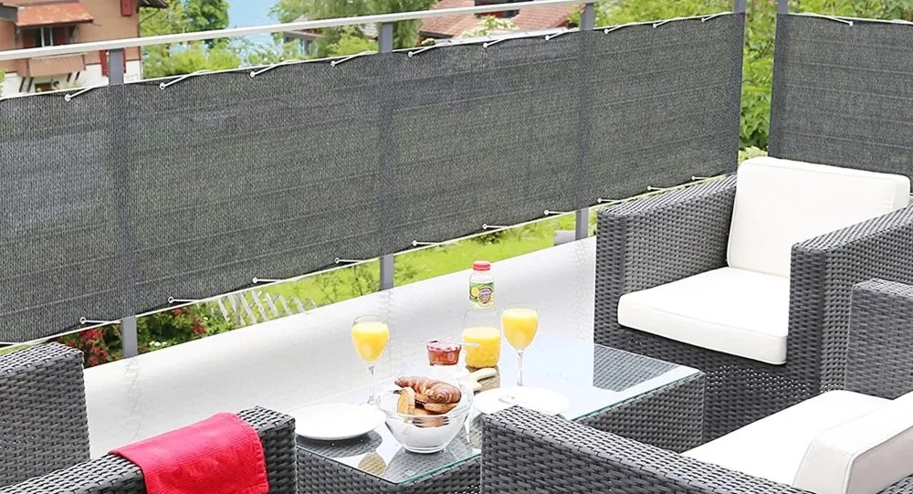 Balkónová vodeodolná zástena 1 x 7 m