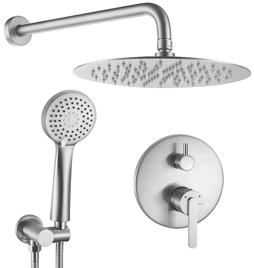 Sprchová súprava podomietková Rea Ontario nikel brúsený + BOX