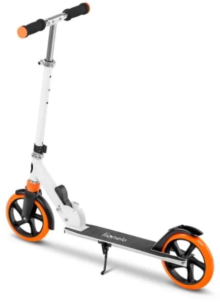 Lionelo - Detská kolobežka LUCA biela/oranžová