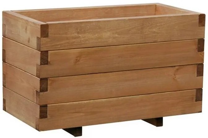 Drevený obal na kvety Domino II s vložkou