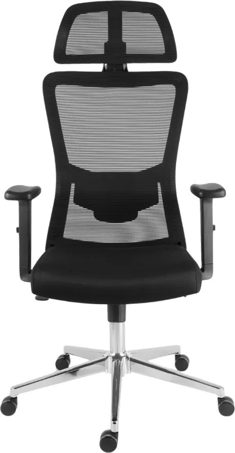 Kancelárska ergonomická stolička Neoseat LORELI — čierna, nosnosť 150 kg