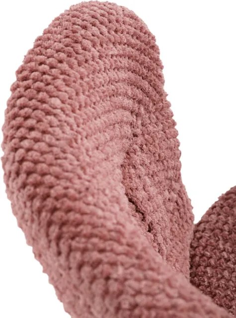 Jedálenská stolička bouclé, ružová CT-W1077 PINK2