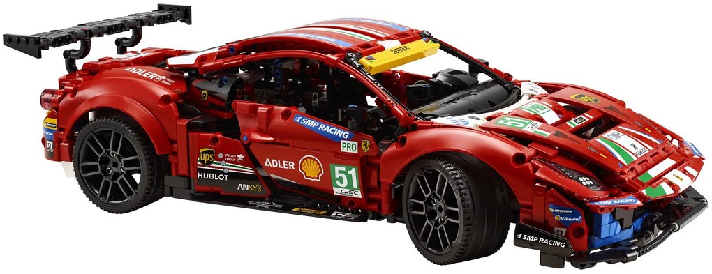LEGO Technic 42125 Ferrari 488 GTE „AF Corse #51” 2242125