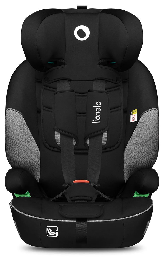 Autosedačka Lionelo Levi I-Size 76 - 150 cm Farba: Sporty Black