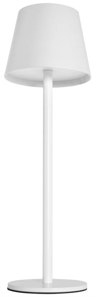 Toolight Toolight, dotyková LED nočná stolná lampa 5W, 3 farby svetla, USB napájanie, APP1370-T WHITE, biela, OSW-08634