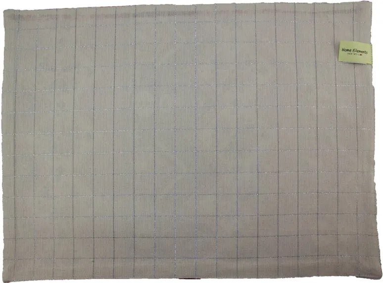 HOME ELEMENTS Bavlnené vianočné prestieranie - Béžová