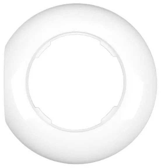 Elhard Koncový rámček Retro Klasik, biely KL3007W