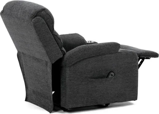 Polohovacie kreslo sivé, elektrické TV-S8348 GREY2