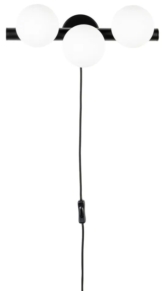 Čierno-biele nástenné svietidlo Monica – White Label