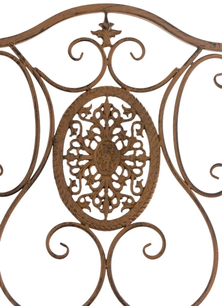 Kovová skladacia stolička Sibell (SET 2 ks) - Hnedá antik