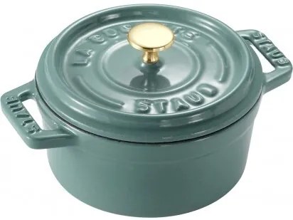 Staub Cocotte Mini hrniec okrúhly 10 cm/0,25 l eukalyptus, 11010121