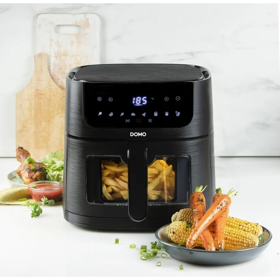 DOMO DO540FR teplovzdušná fritéza s priezorom, 6 l