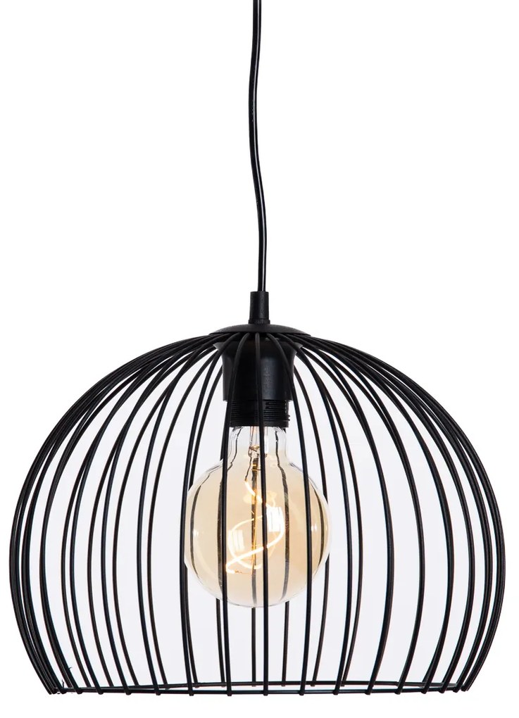 Moderne hanglamp zwart 30 cm - Koopa