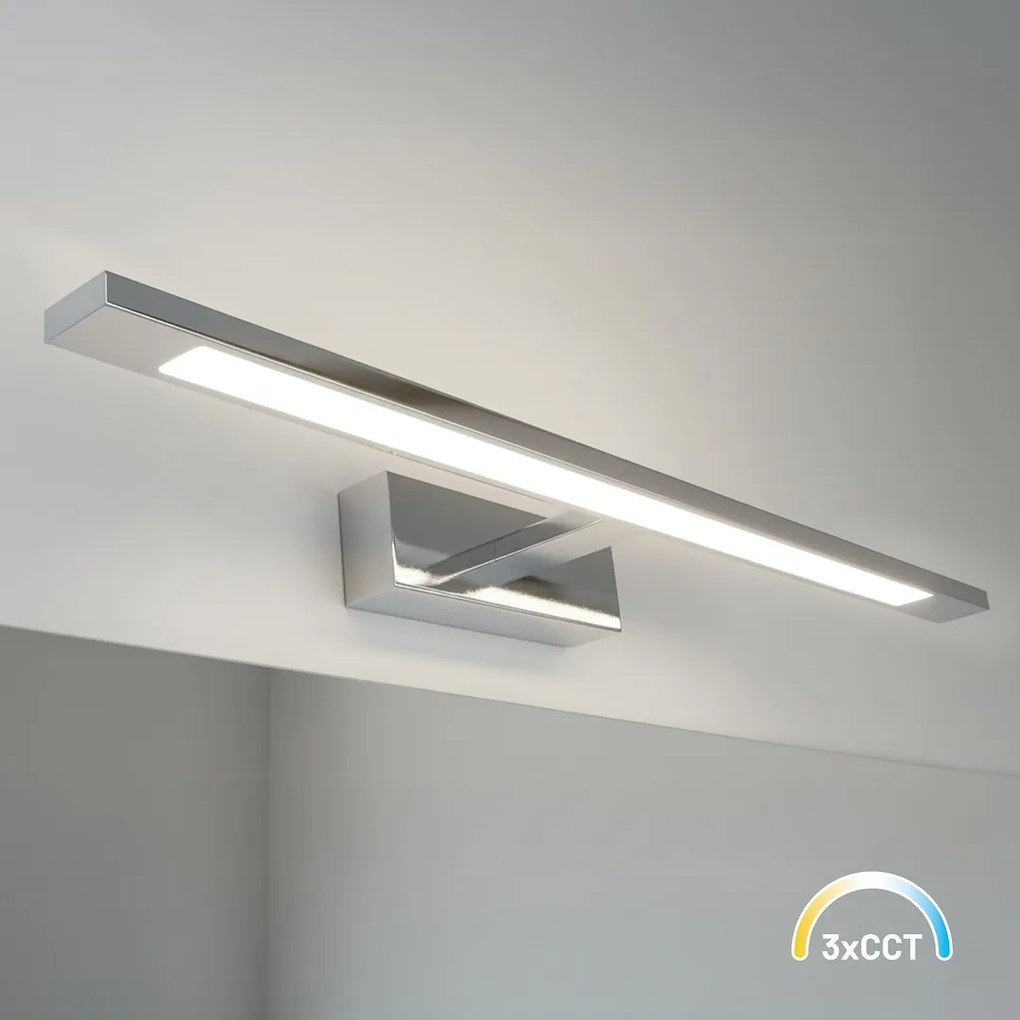 Nástenné LED svietidlo Klimt, 1x LED 12w, 3000-6000k, (60 cm), ch