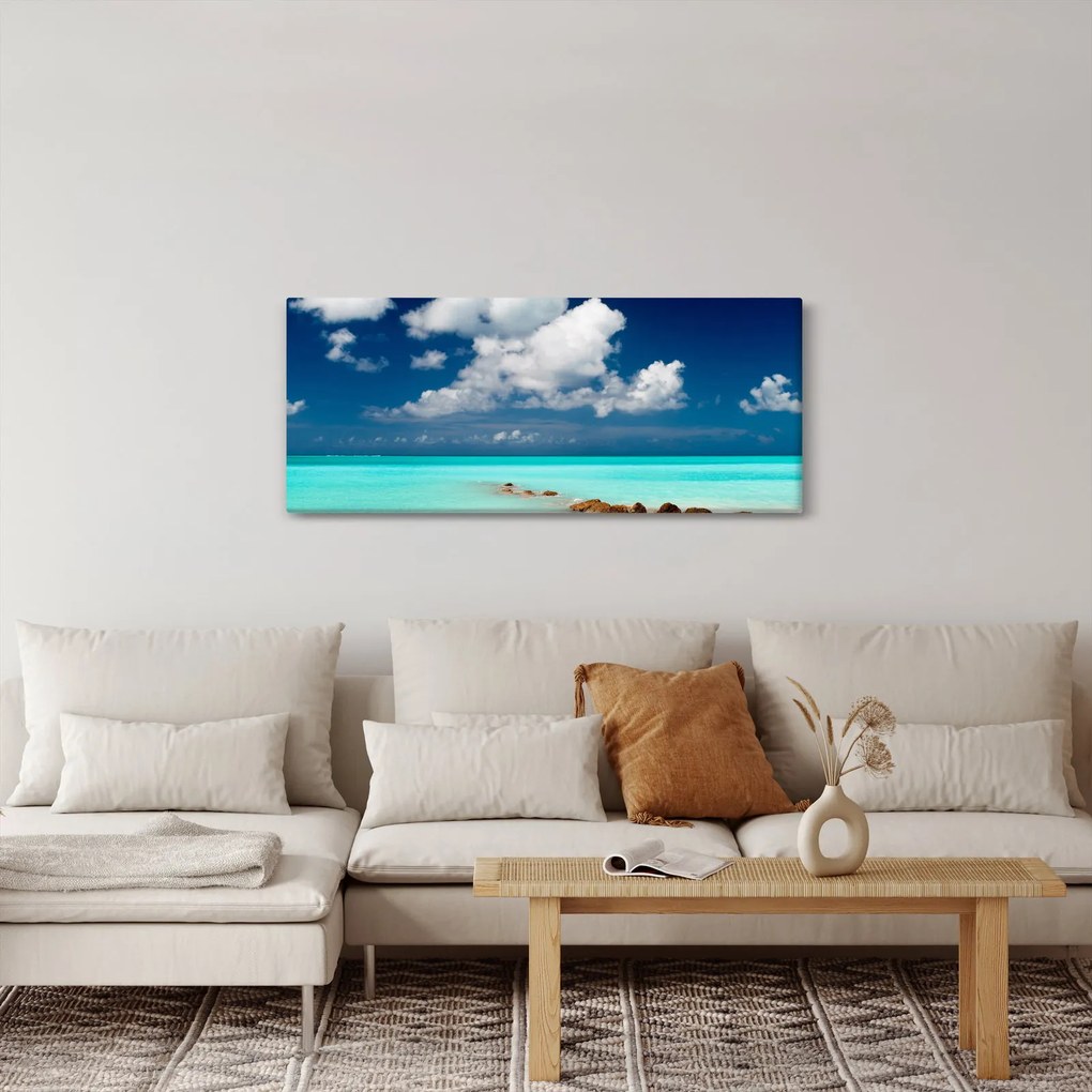 Obraz - Tropická pláž (120x50 cm)